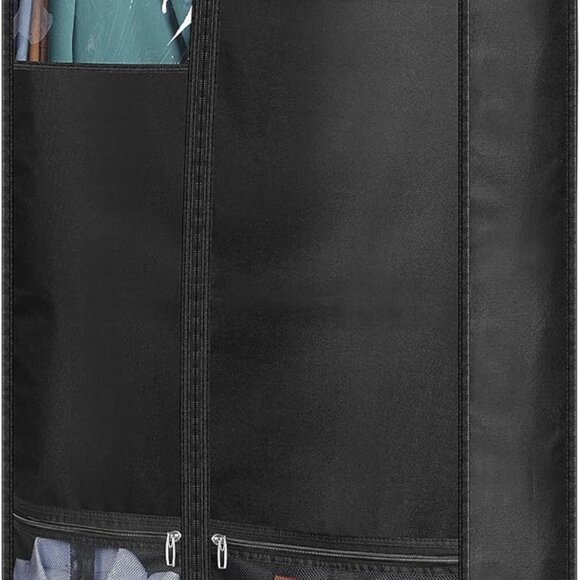 43" Heavy Duty Garment Bags for Travel 6" Gusseted Suit Bags for Closet Storage